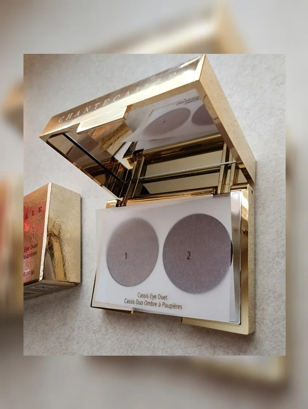 Chantecaille Gilded Garden Eye Duet in the shade Cassis NWT